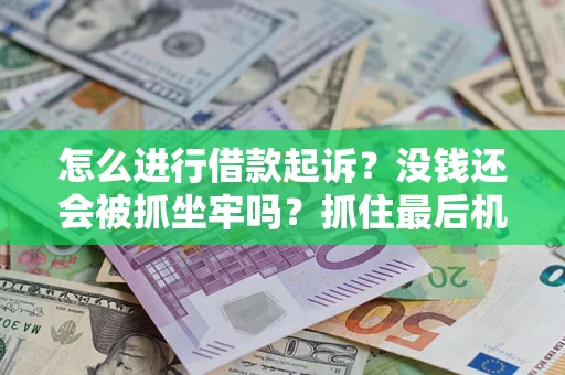 济南怎么进行借款起诉？没钱还会被抓坐牢吗？抓住最后机会！