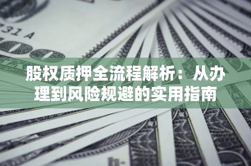 济南股权质押全流程解析：从办理到风险规避的实用指南