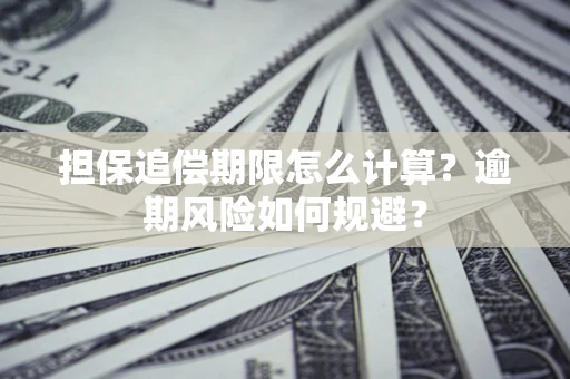 济南担保追偿期限怎么计算？逾期风险如何规避？