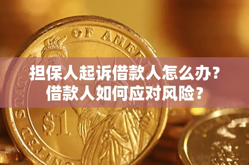 济南担保人起诉借款人怎么办？借款人如何应对风险？