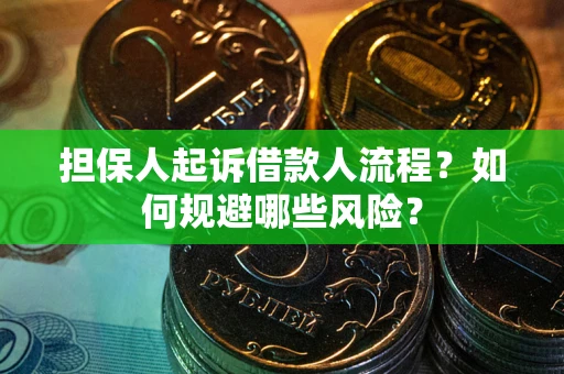 济南担保人起诉借款人流程？如何规避哪些风险？