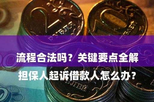 济南

担保人起诉借款人怎么办？流程合法吗？关键要点全解析