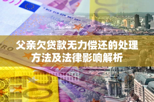 济南父亲欠贷款无力偿还的处理方法及法律影响解析