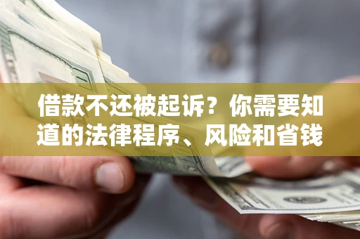济南借款不还被起诉？你需要知道的法律程序、风险和省钱技巧