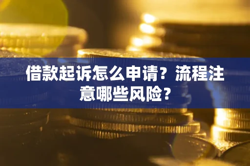 济南借款起诉怎么申请？流程注意哪些风险？