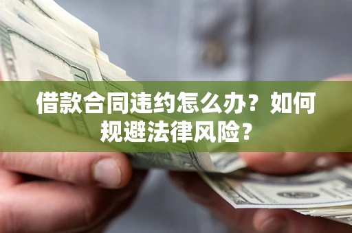济南借款合同违约怎么办？如何规避法律风险？