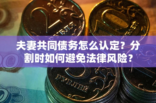 济南夫妻共同债务怎么认定？分割时如何避免法律风险？