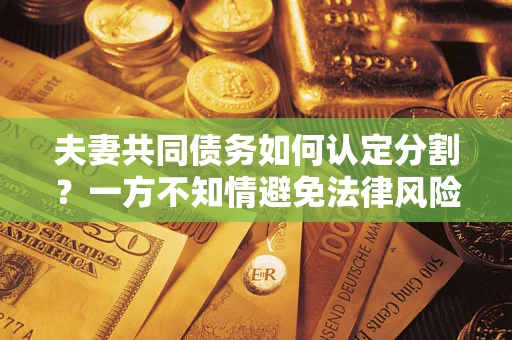济南夫妻共同债务如何认定分割？一方不知情避免法律风险必看！